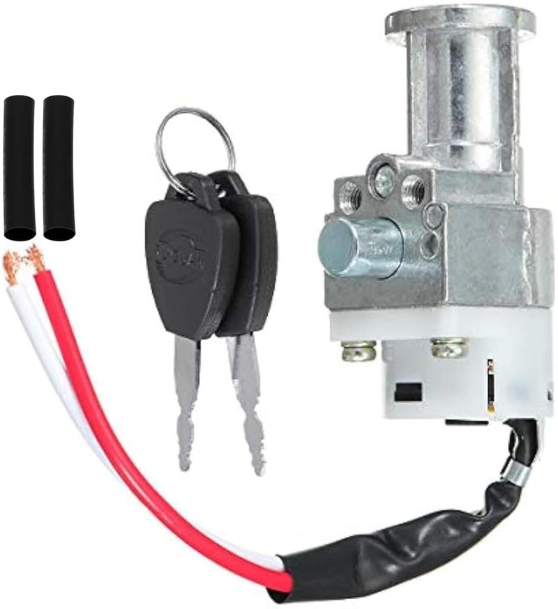 VOGOOPOI Battery Chager Ignition Switch Lock with 2 Keys for Motorcycle Electric Bike Scooter E-Bike Electric Lock Accessories - Image 1
